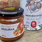 Džemy a ovocné destiláty z vlastních sadů